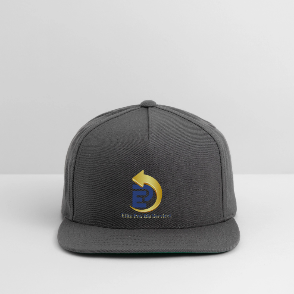 Snapback Baseball Cap - dark grey
