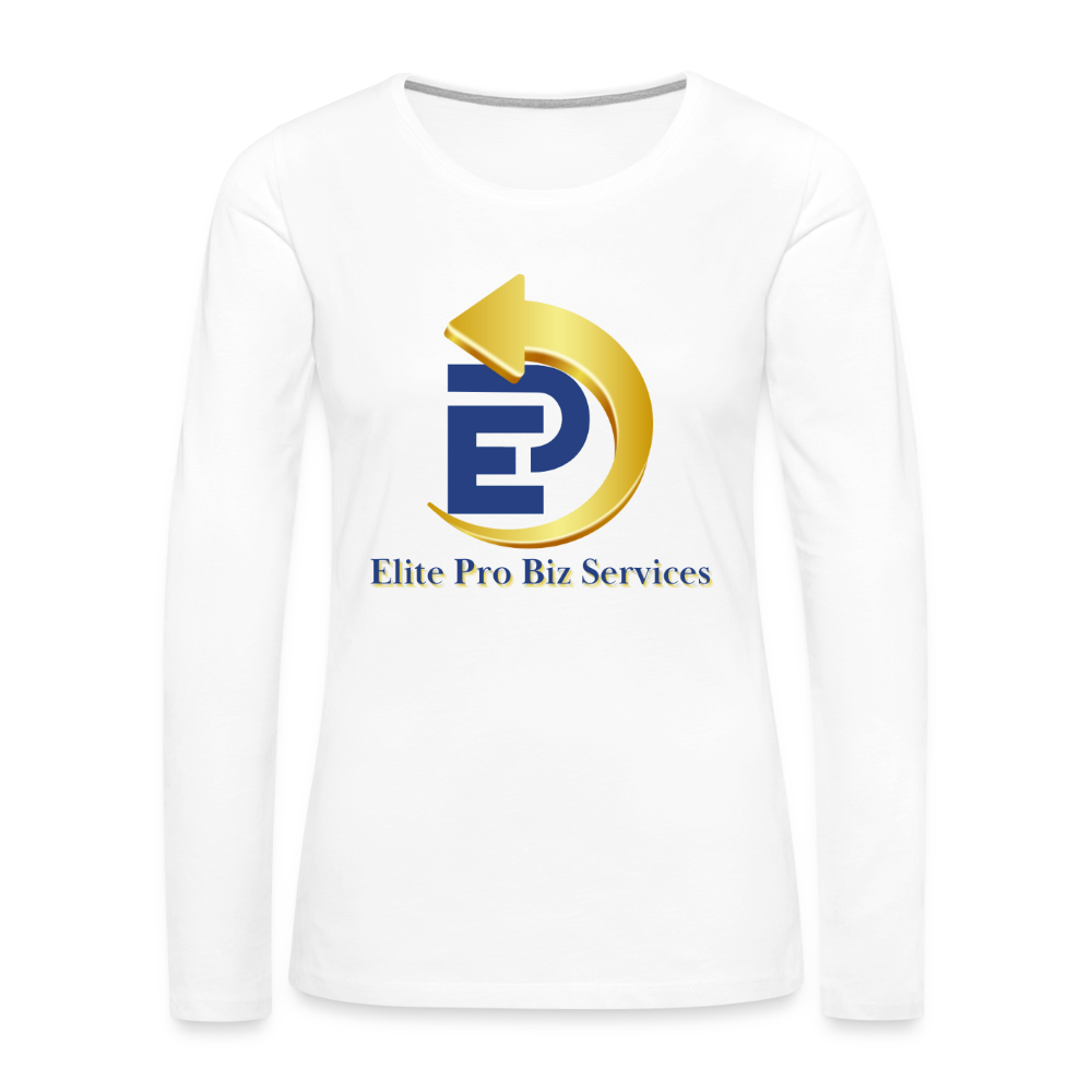 Women's Premium Long Sleeve T-Shirt - white