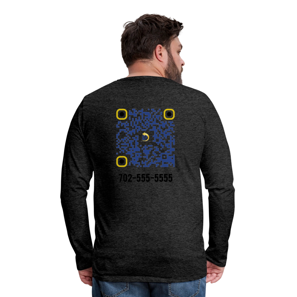 Men's Premium Long Sleeve T-Shirt - charcoal grey