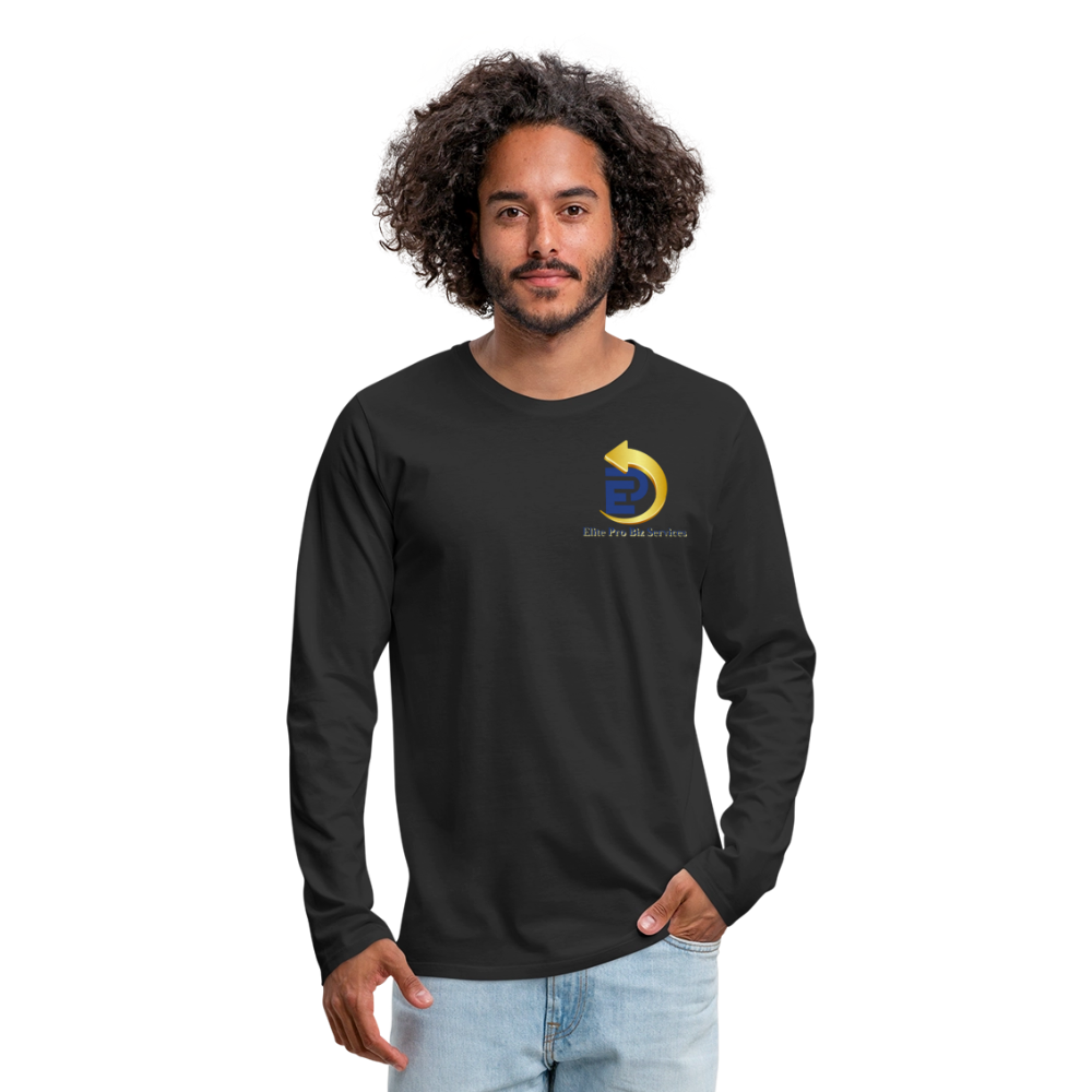 Men's Premium Long Sleeve T-Shirt - black