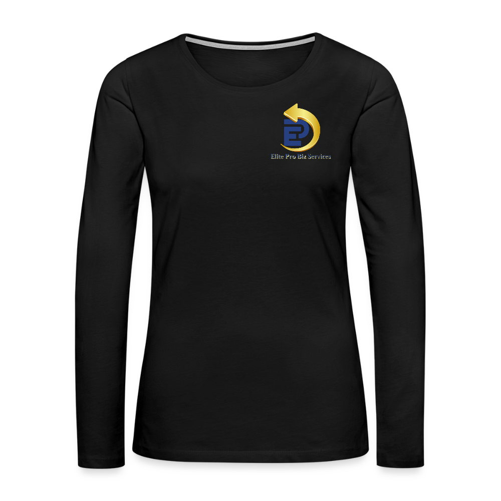 Women's Premium Long Sleeve T-Shirt - black