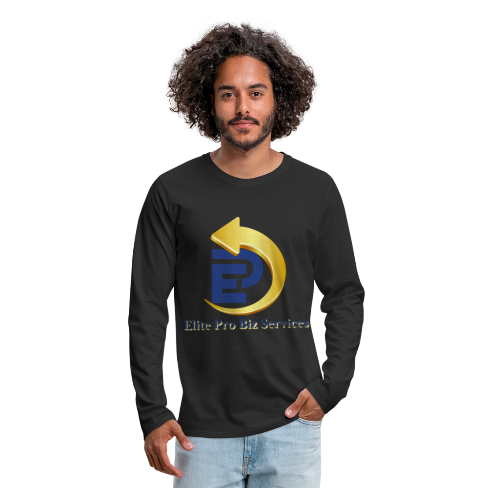 Men's Premium Long Sleeve T-Shirt - black