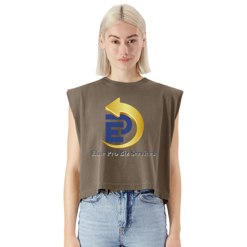 Washed Women´s Muscle Tank Top - faded brown