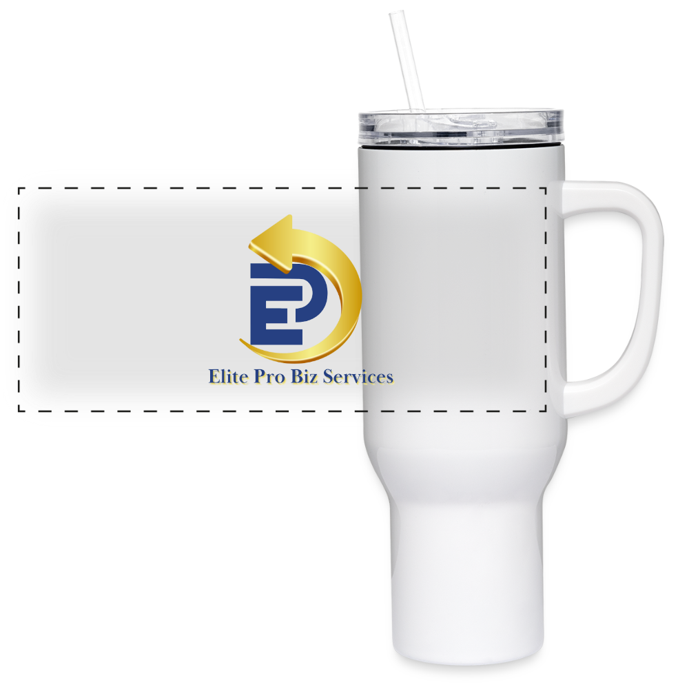 40 oz Travel Tumbler - white