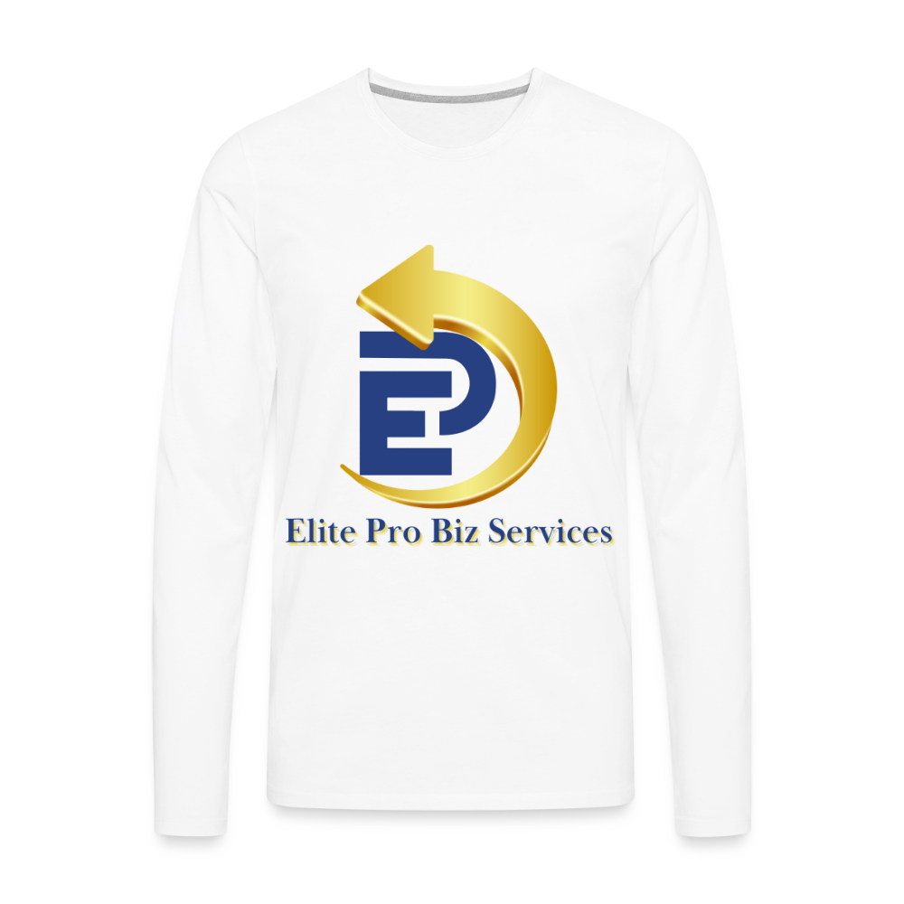 Men's Premium Long Sleeve T-Shirt - white