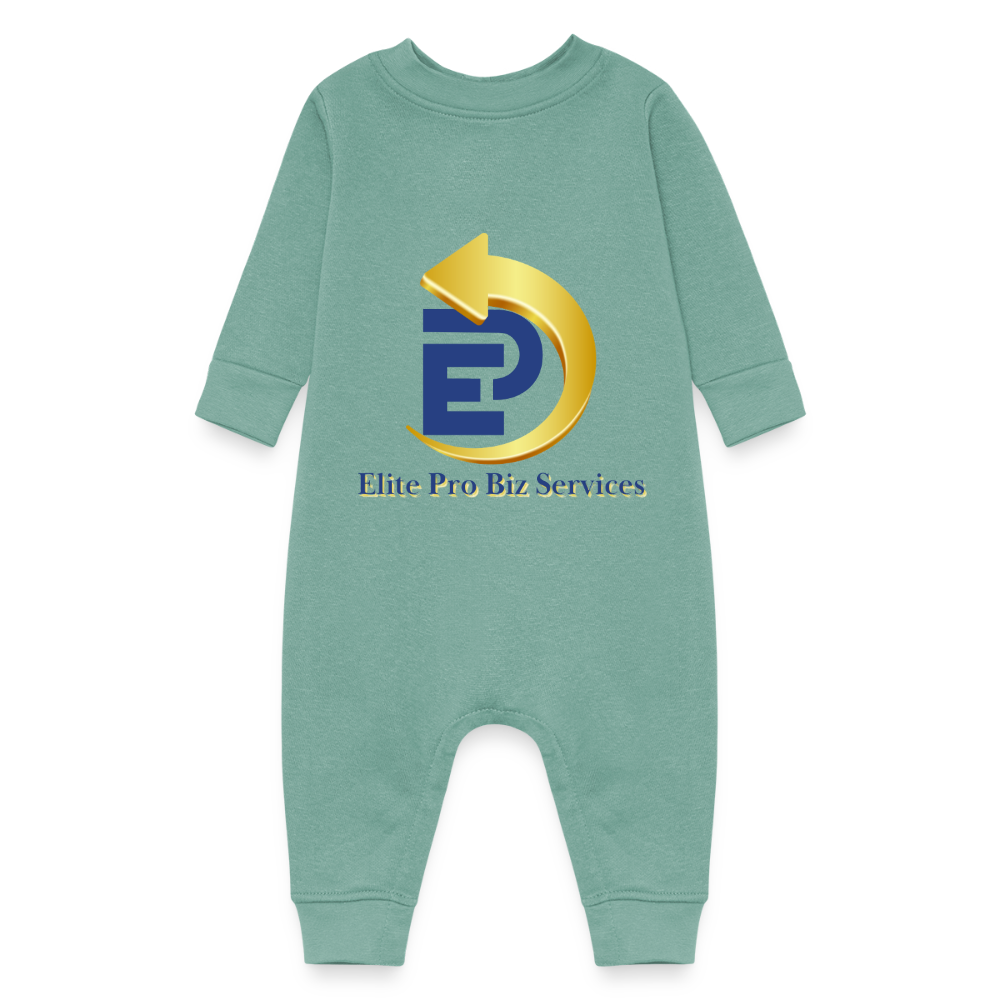 Baby Fleece One Piece - saltwater