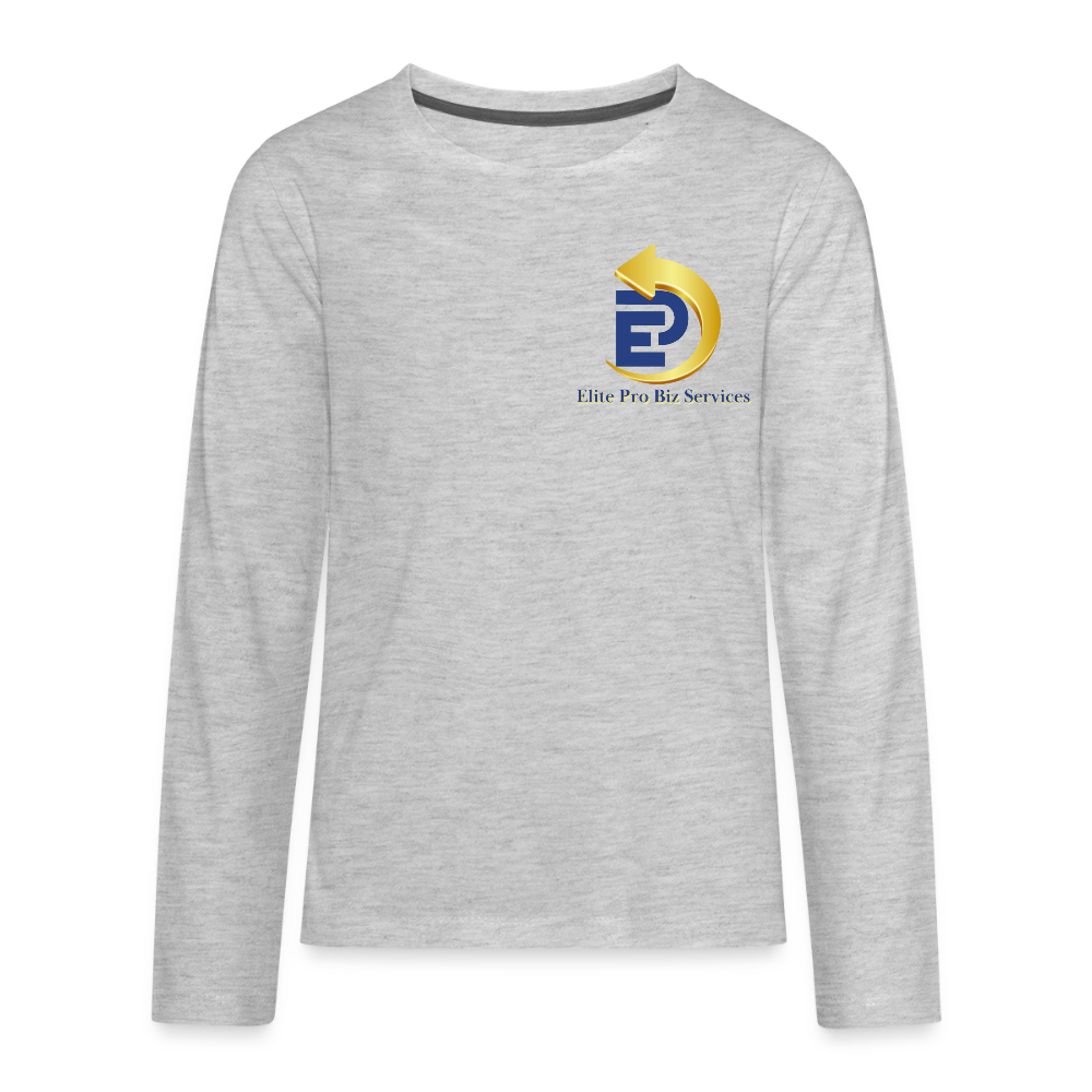 Kids' Premium Long Sleeve T-Shirt - heather gray