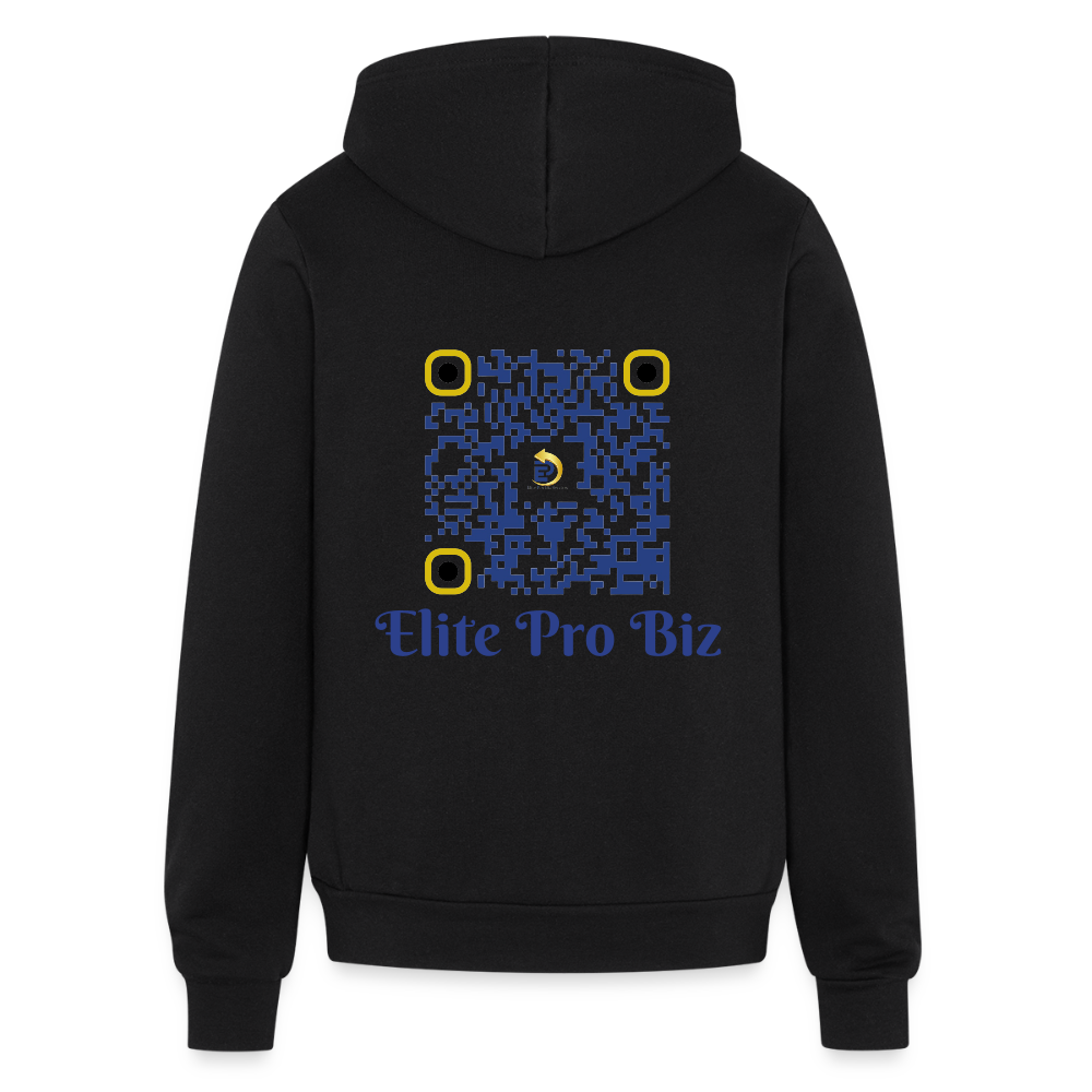 Unisex Full Zip Hoodie - black