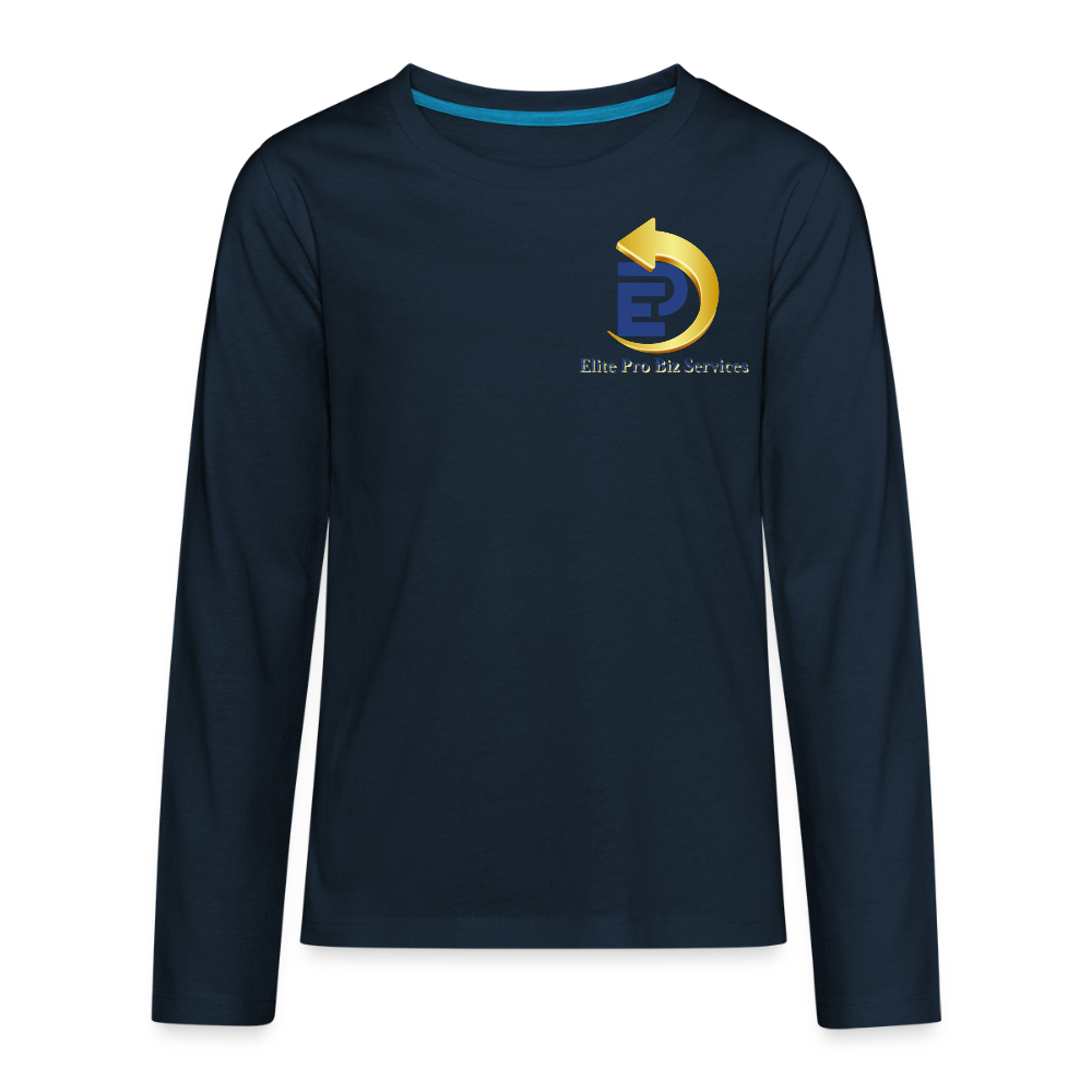 Kids' Premium Long Sleeve T-Shirt - deep navy