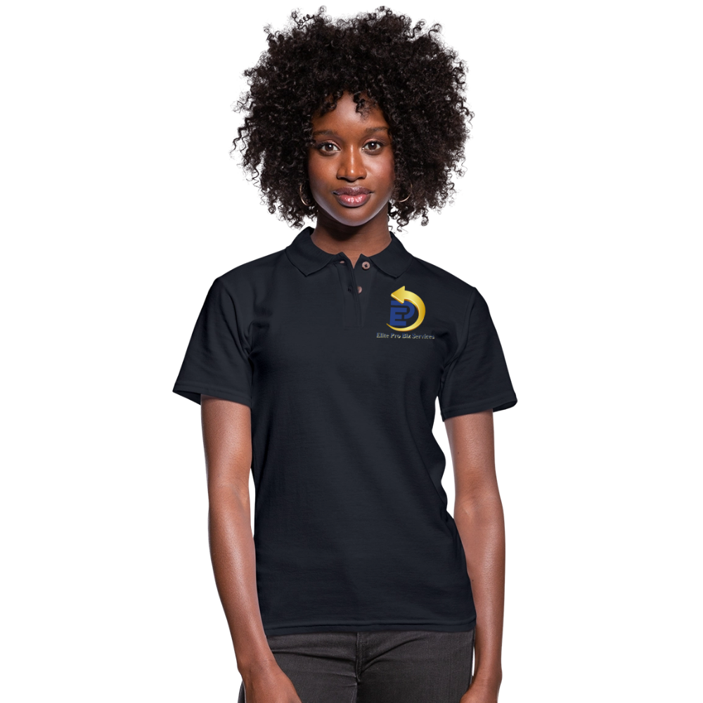 Women's Pique Polo Shirt - midnight navy