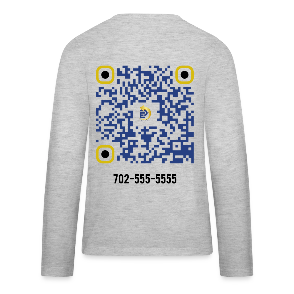 Kids' Premium Long Sleeve T-Shirt - heather gray