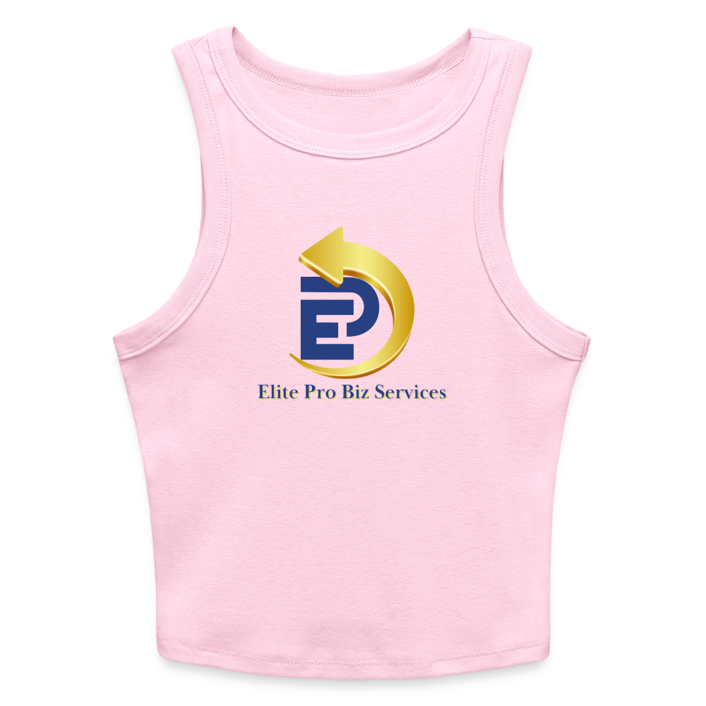 Slim Fit Rib Women's Tank Top - pink