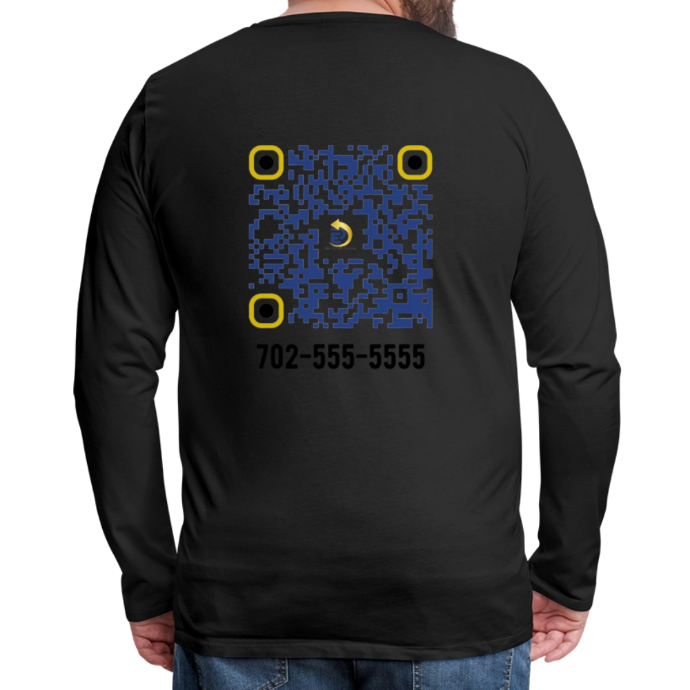 Men's Premium Long Sleeve T-Shirt - black