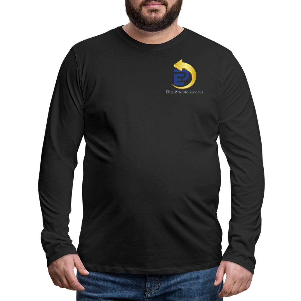 Men's Premium Long Sleeve T-Shirt - black