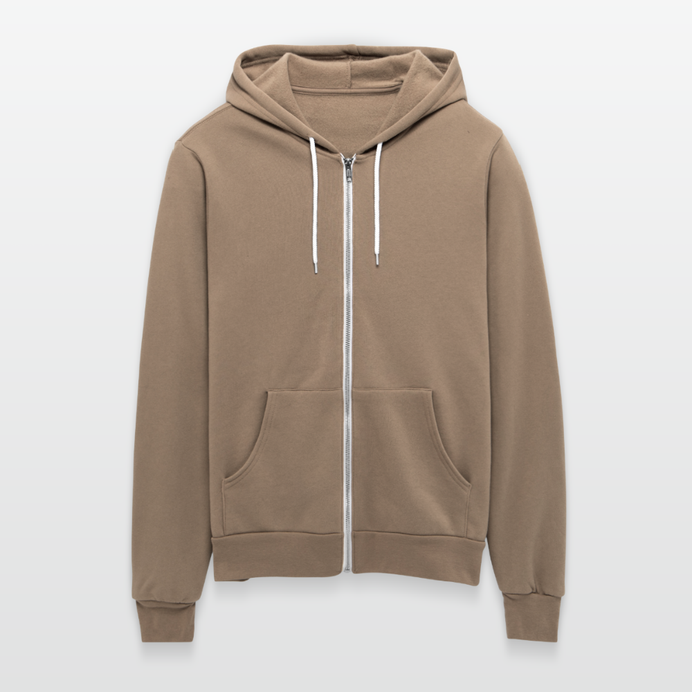 Unisex Full Zip Hoodie - cinder