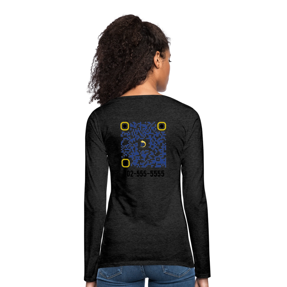 Women's Premium Long Sleeve T-Shirt - charcoal grey