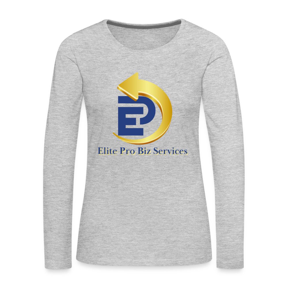 Women's Premium Long Sleeve T-Shirt - heather gray