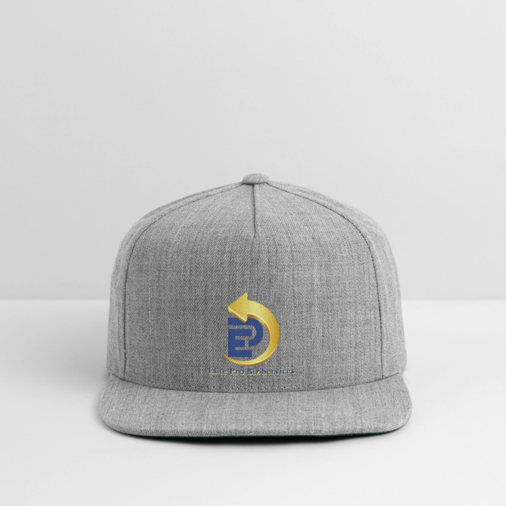 Snapback Baseball Cap - heather gray