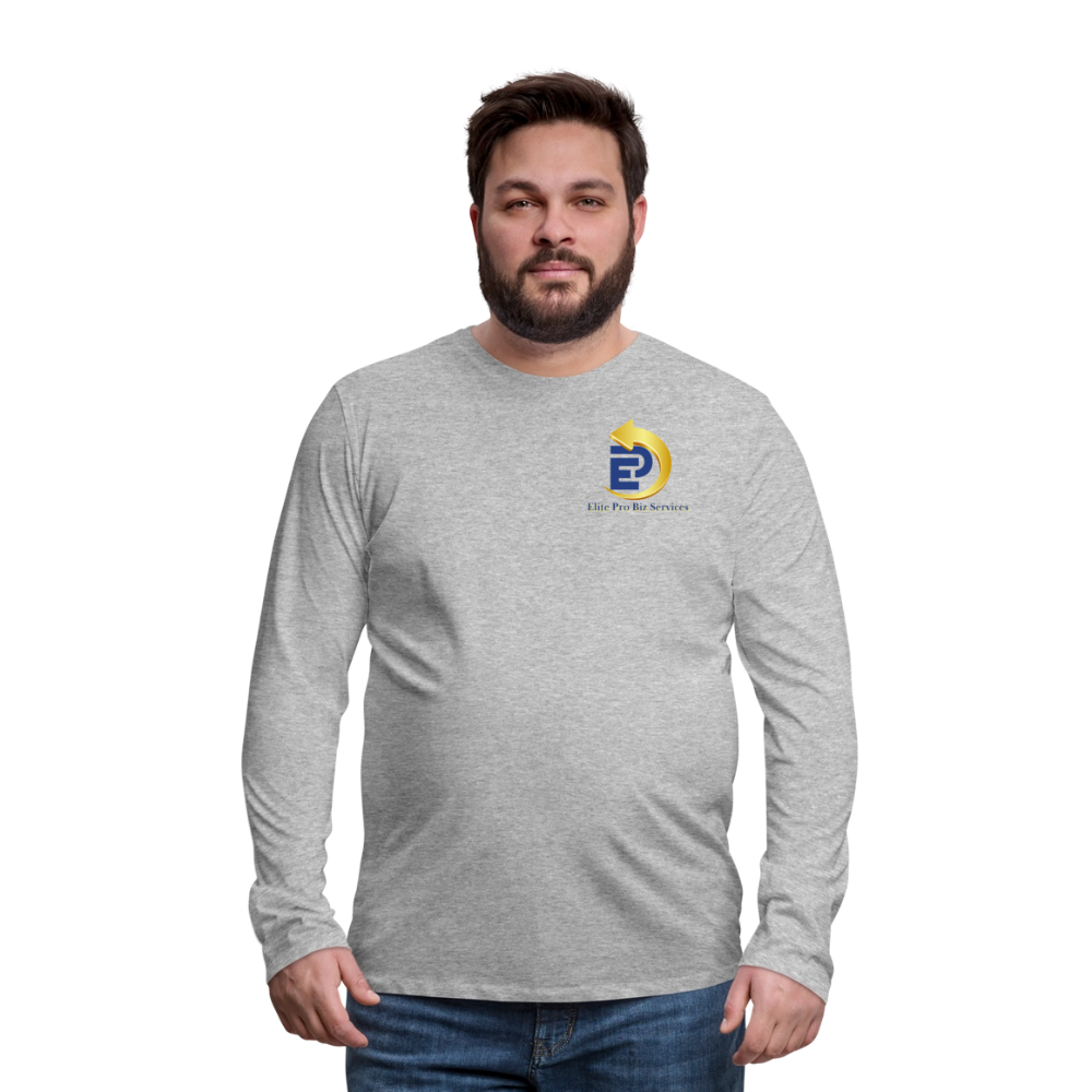 Men's Premium Long Sleeve T-Shirt - heather gray