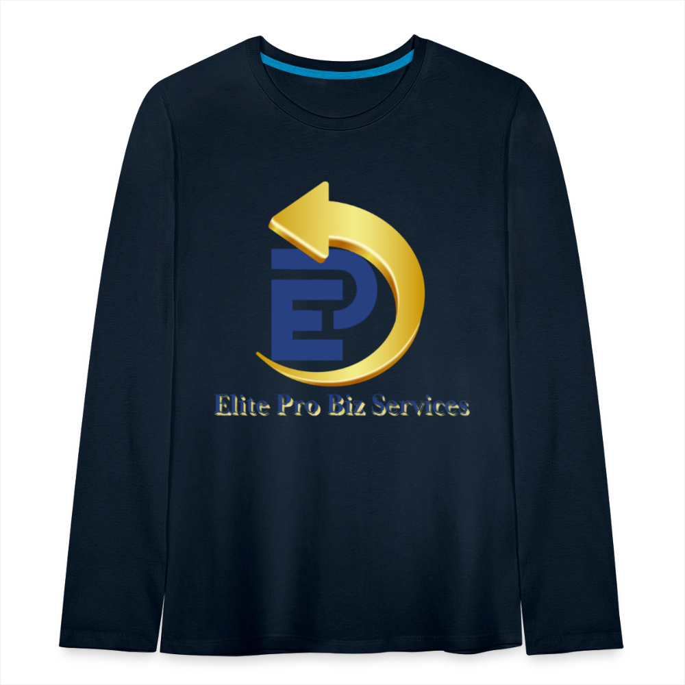 Kids' Premium Long Sleeve T-Shirt - deep navy