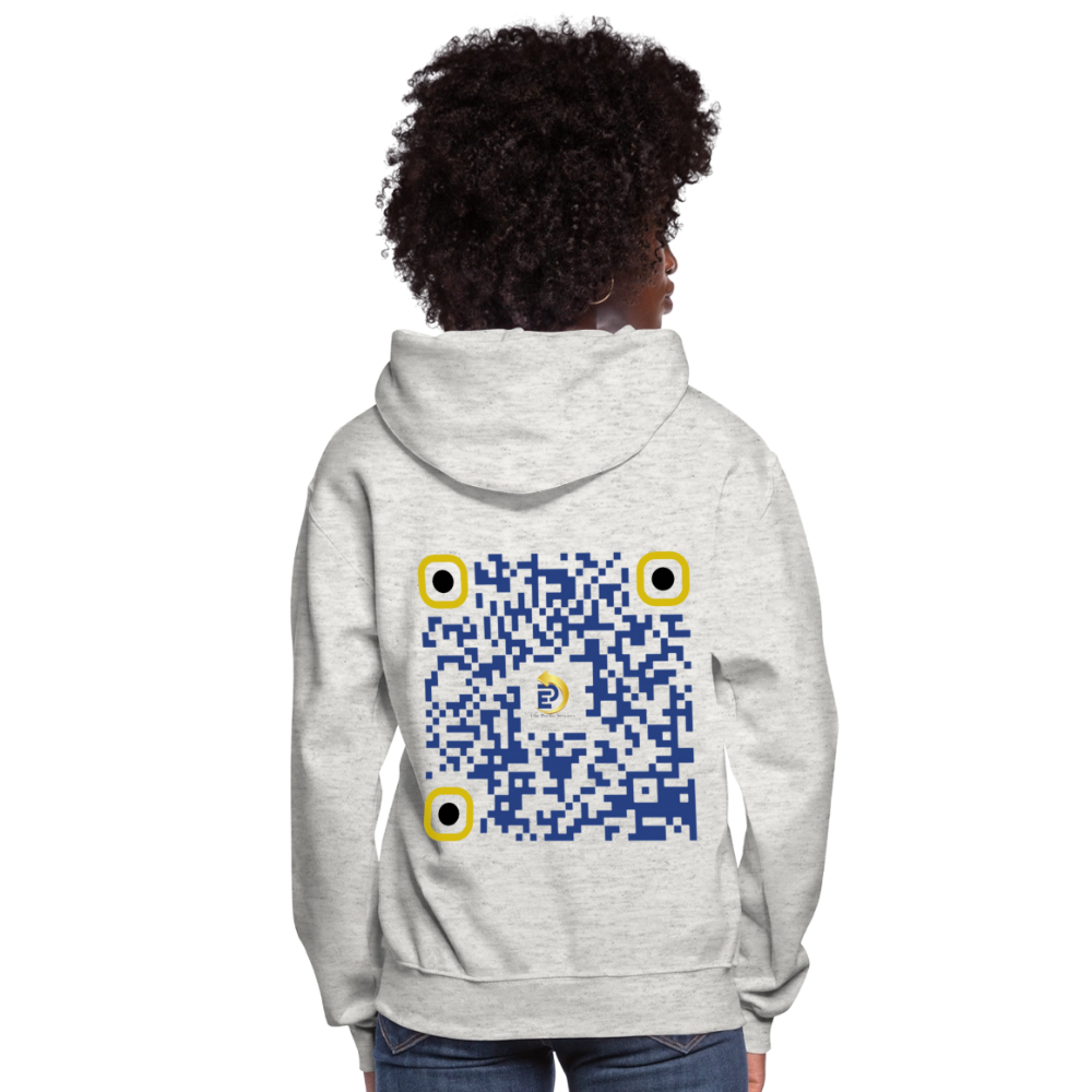 Women's Hoodie - heather oatmeal