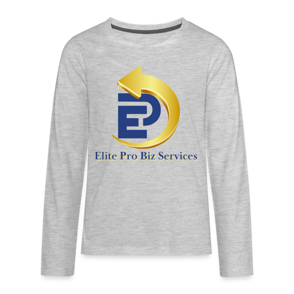 Kids' Premium Long Sleeve T-Shirt - heather gray