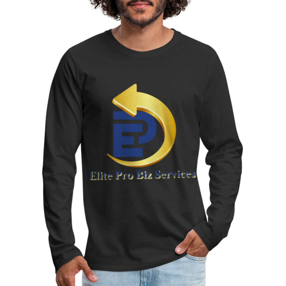 Men's Premium Long Sleeve T-Shirt - black