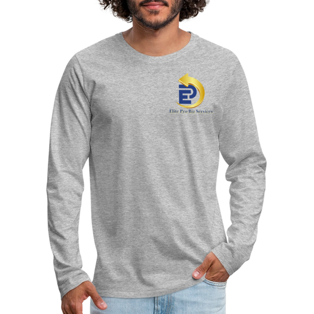Men's Premium Long Sleeve T-Shirt - heather gray