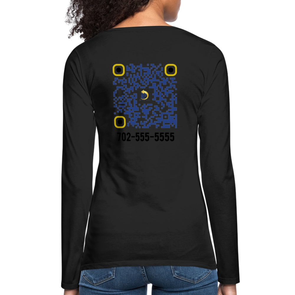 Women's Premium Long Sleeve T-Shirt - black