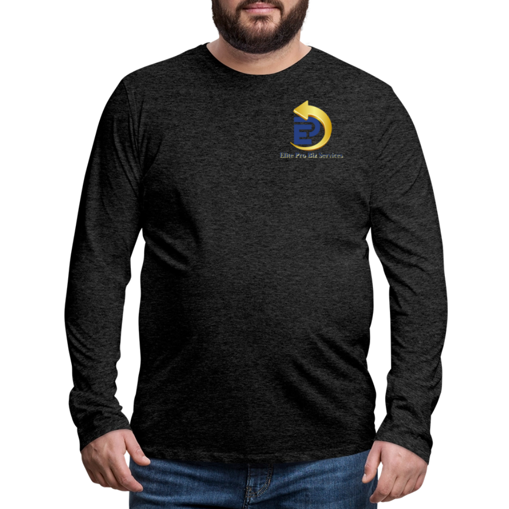 Men's Premium Long Sleeve T-Shirt - charcoal grey