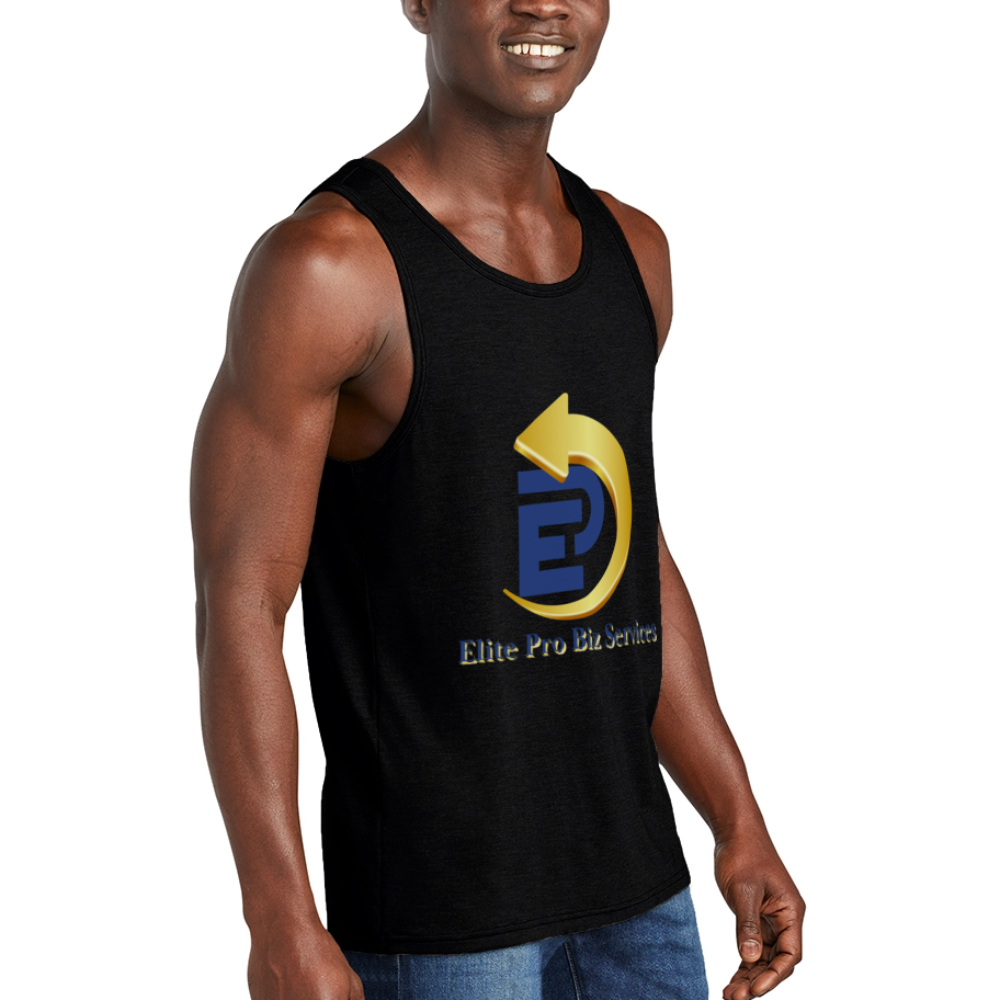Unisex Tri-Blend Organic Tank - black