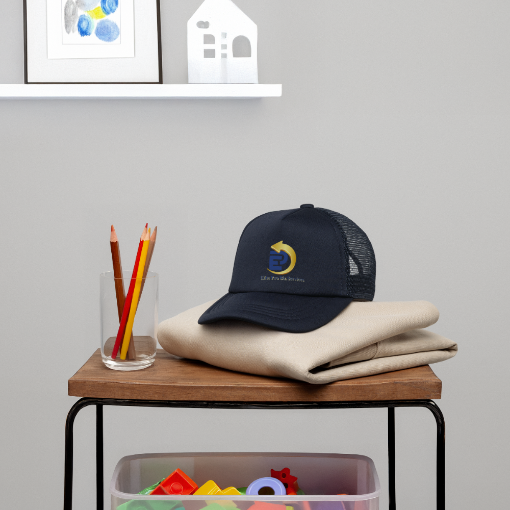 Kid's Trucker Cap - navy