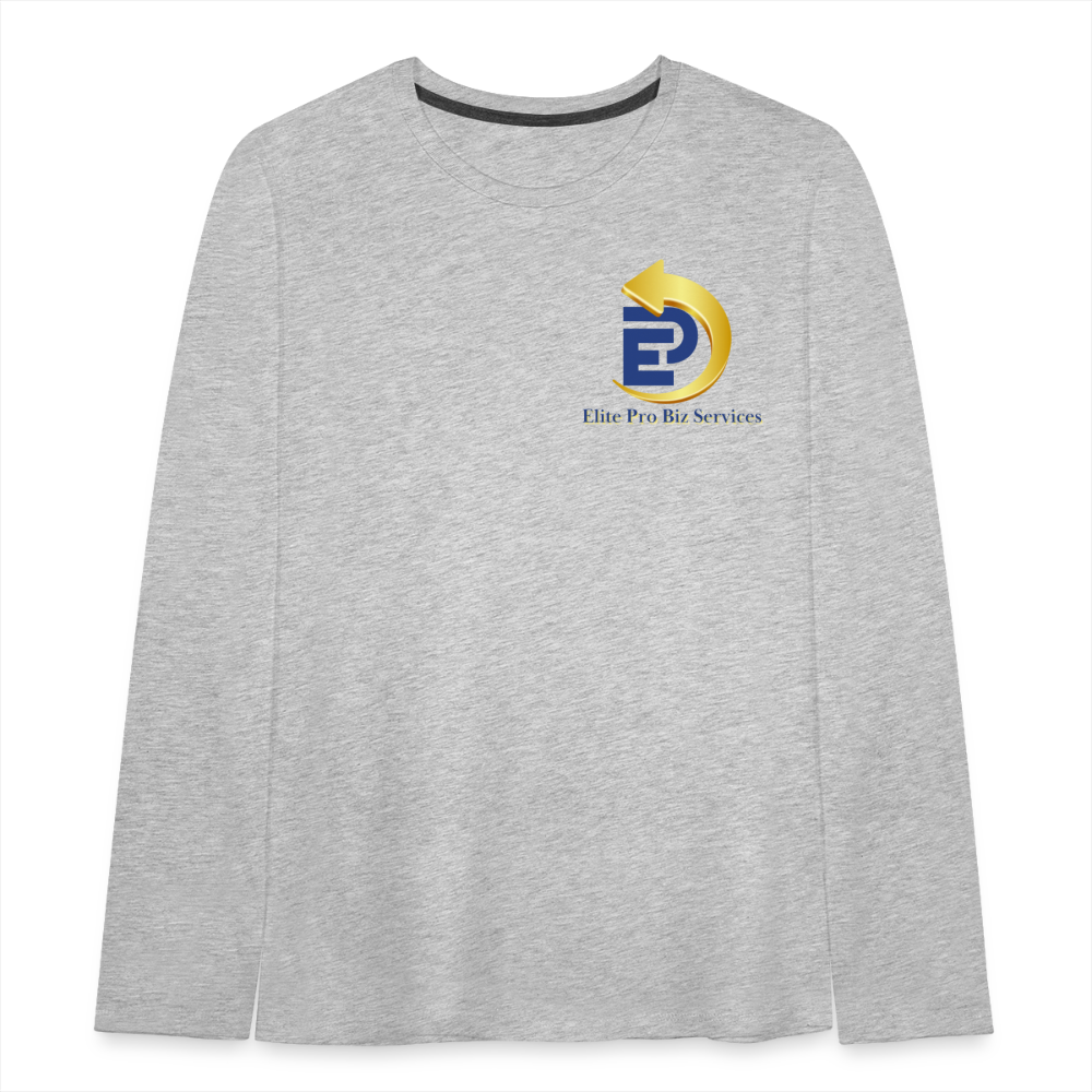 Kids' Premium Long Sleeve T-Shirt - heather gray
