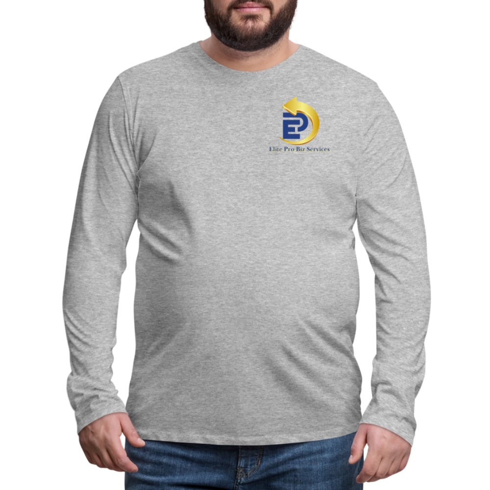 Men's Premium Long Sleeve T-Shirt - heather gray