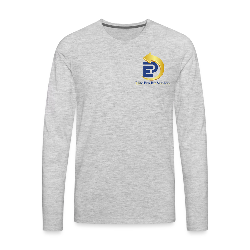 Men's Premium Long Sleeve T-Shirt - heather gray