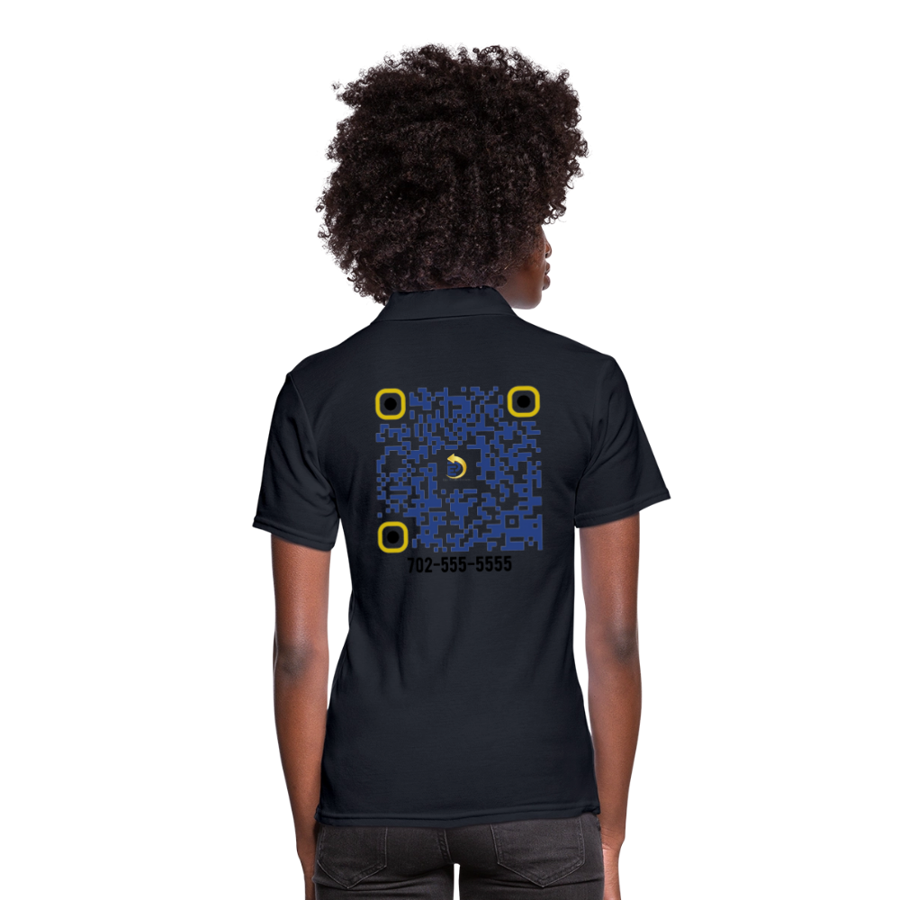 Women's Pique Polo Shirt - midnight navy