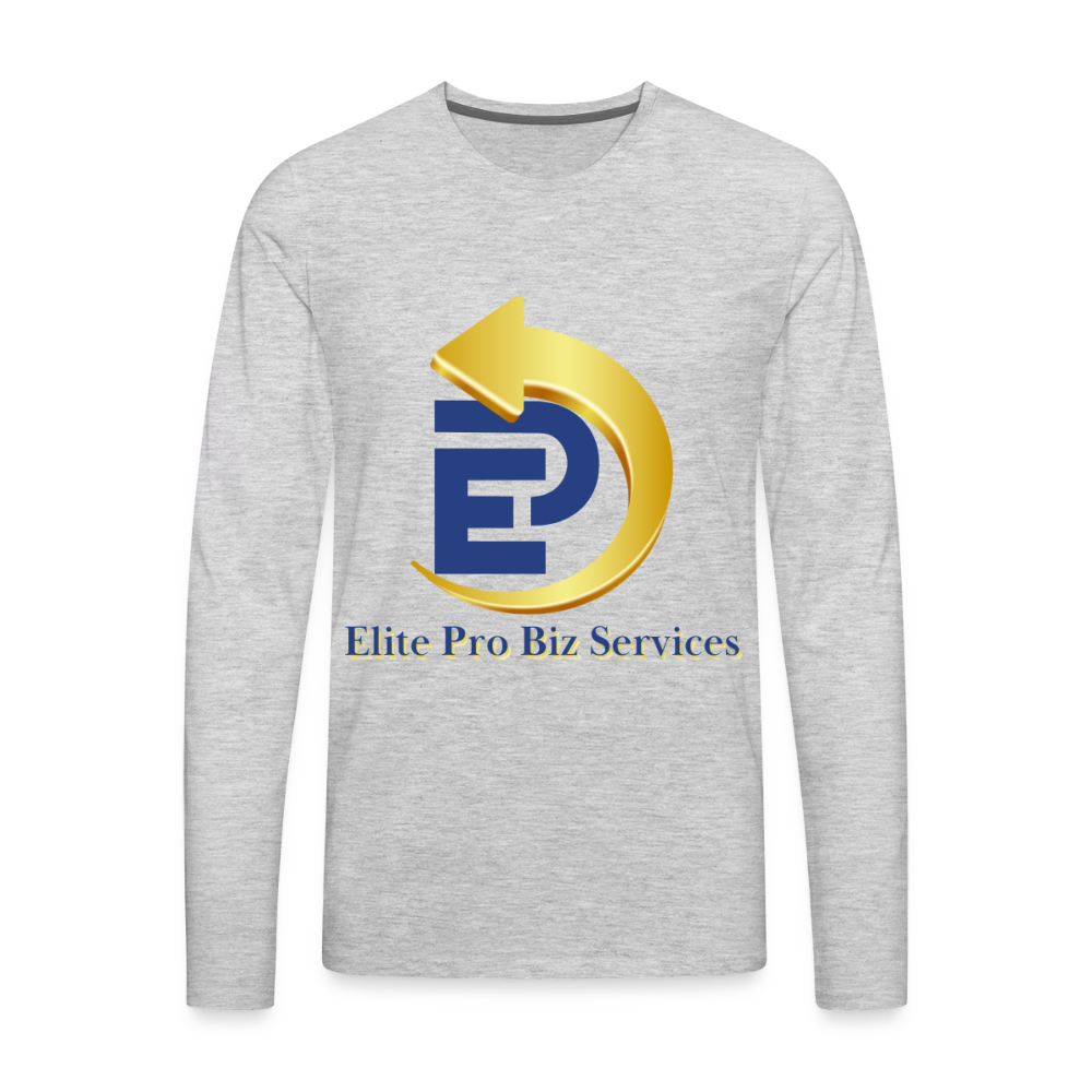 Men's Premium Long Sleeve T-Shirt - heather gray