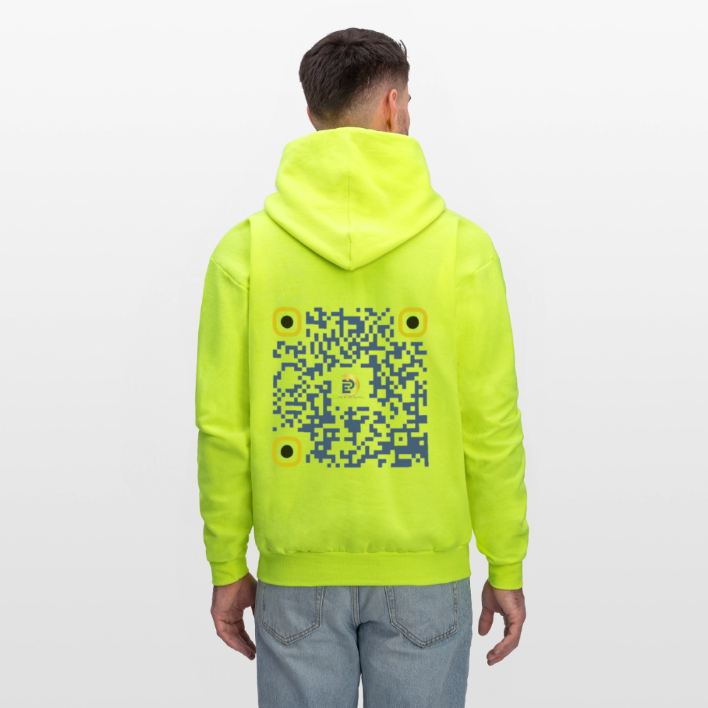 Men's Hoodie - safety green