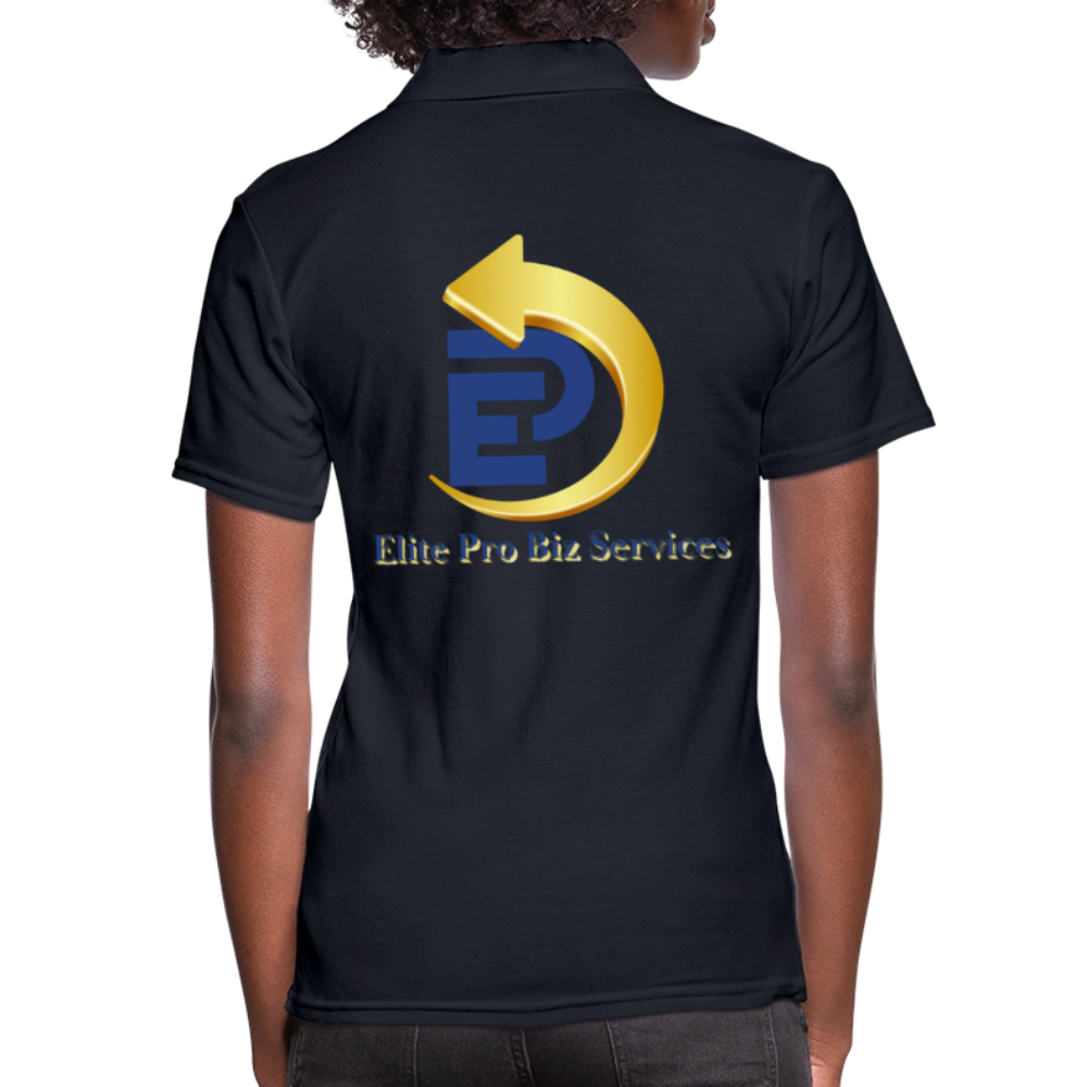 Women's Pique Polo Shirt - midnight navy