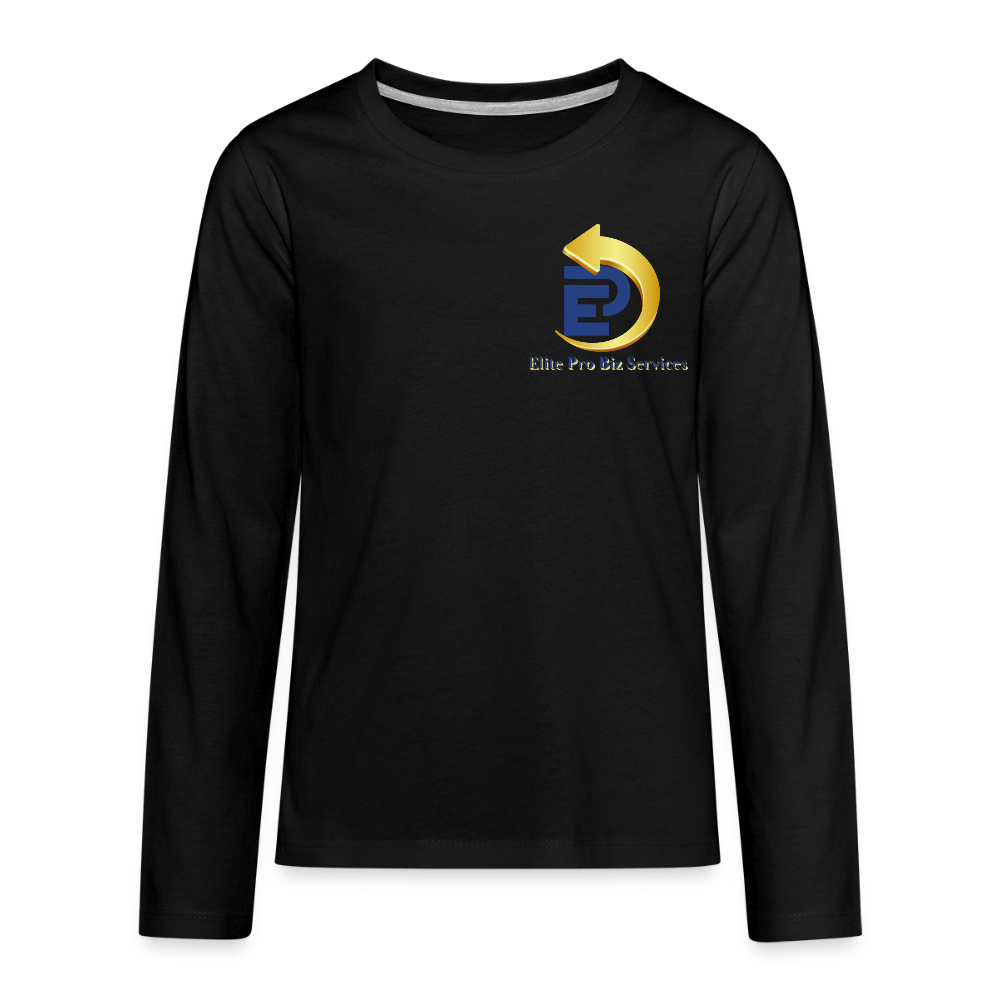 Kids' Premium Long Sleeve T-Shirt - black