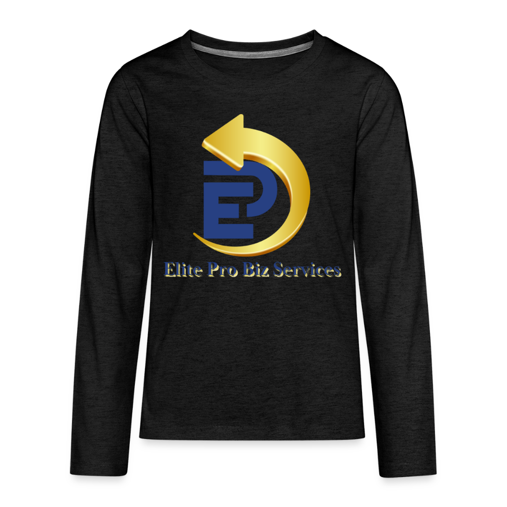 Kids' Premium Long Sleeve T-Shirt - charcoal grey