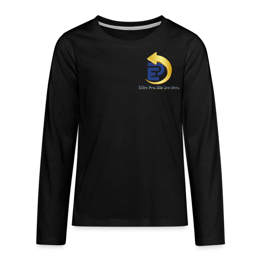 Kids' Premium Long Sleeve T-Shirt - black