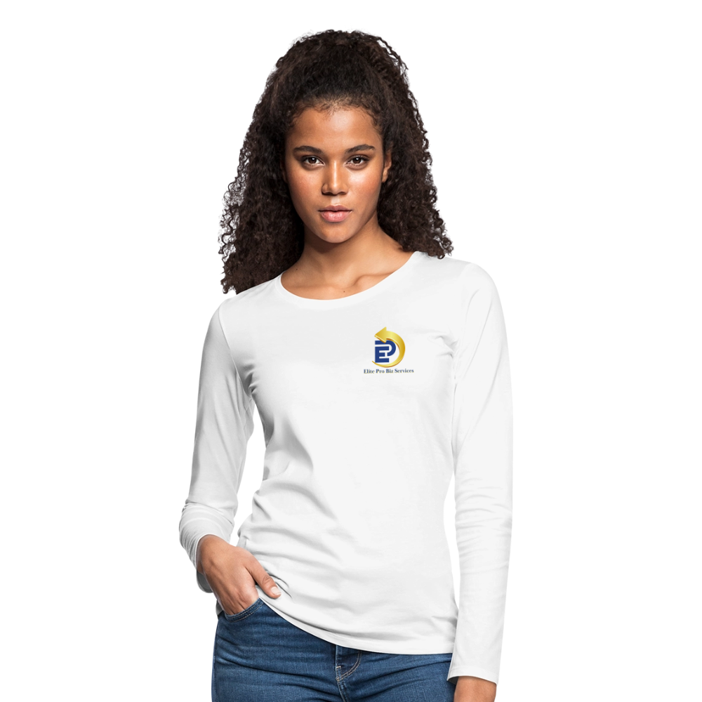 Women's Premium Long Sleeve T-Shirt - white