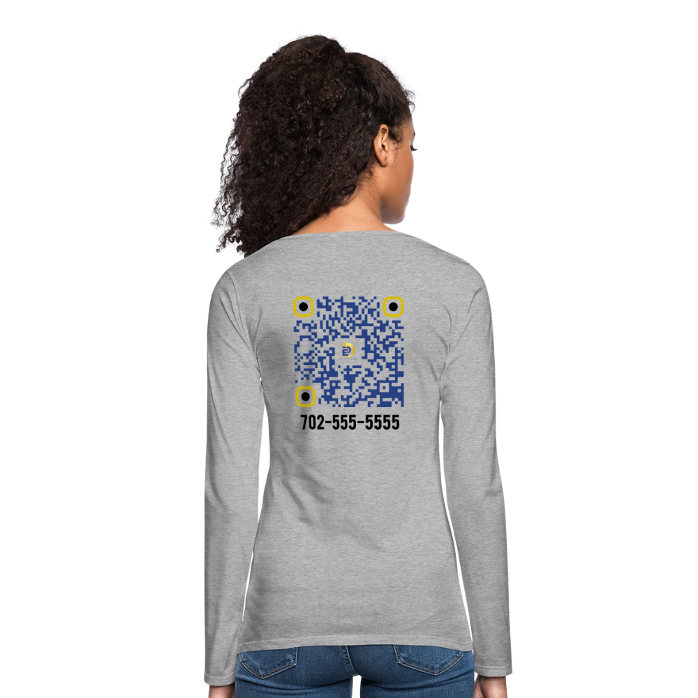 Women's Premium Long Sleeve T-Shirt - heather gray