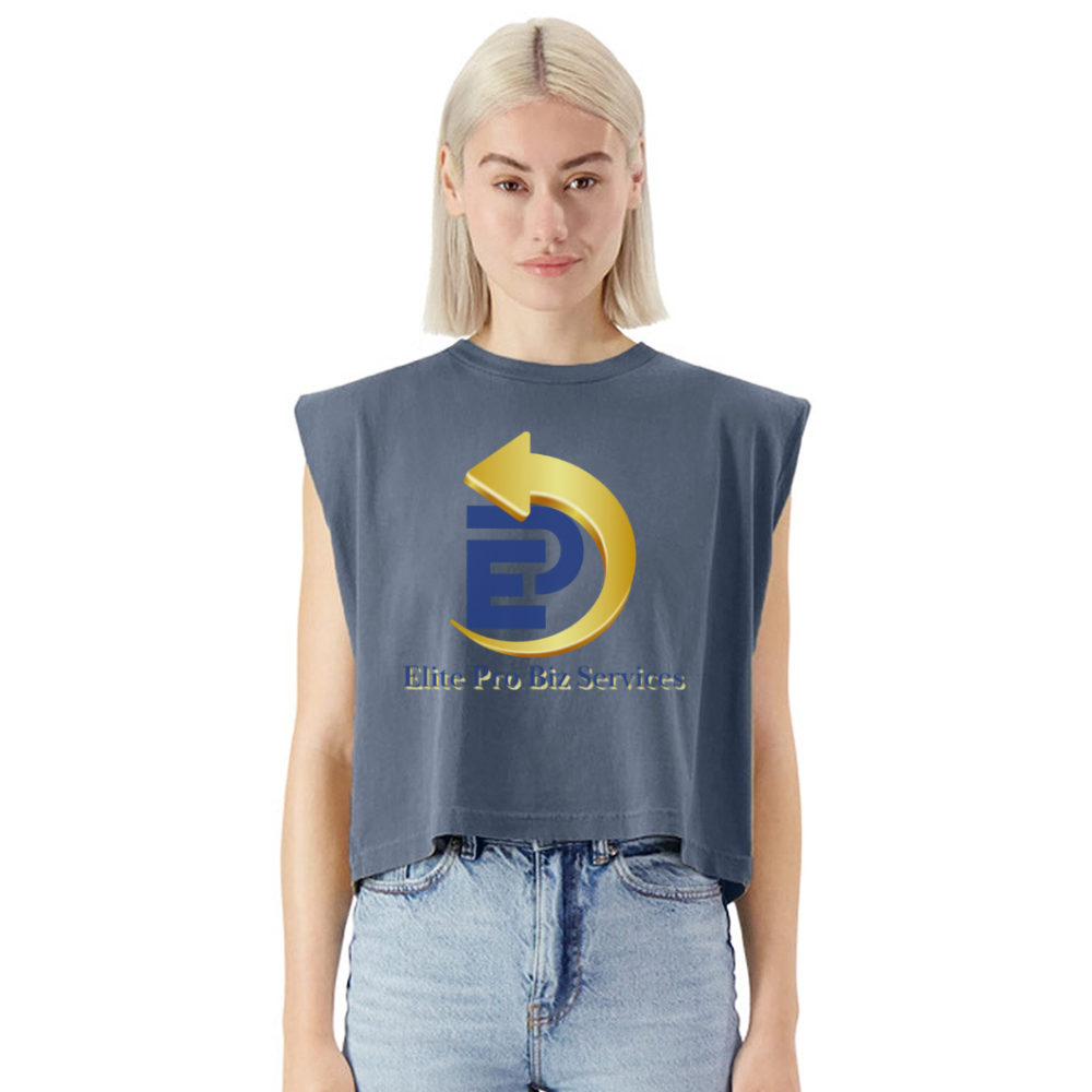 Washed Women´s Muscle Tank Top - faded navy