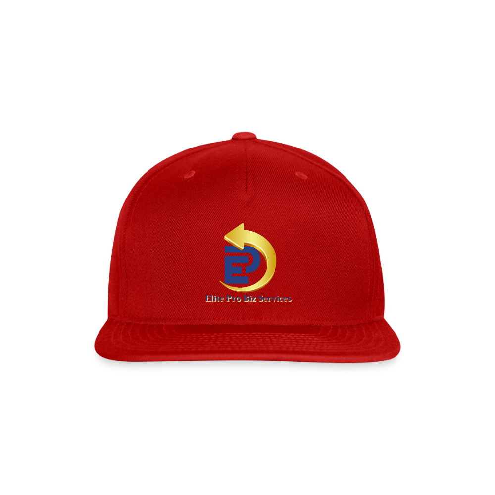 Snapback Baseball Cap - red