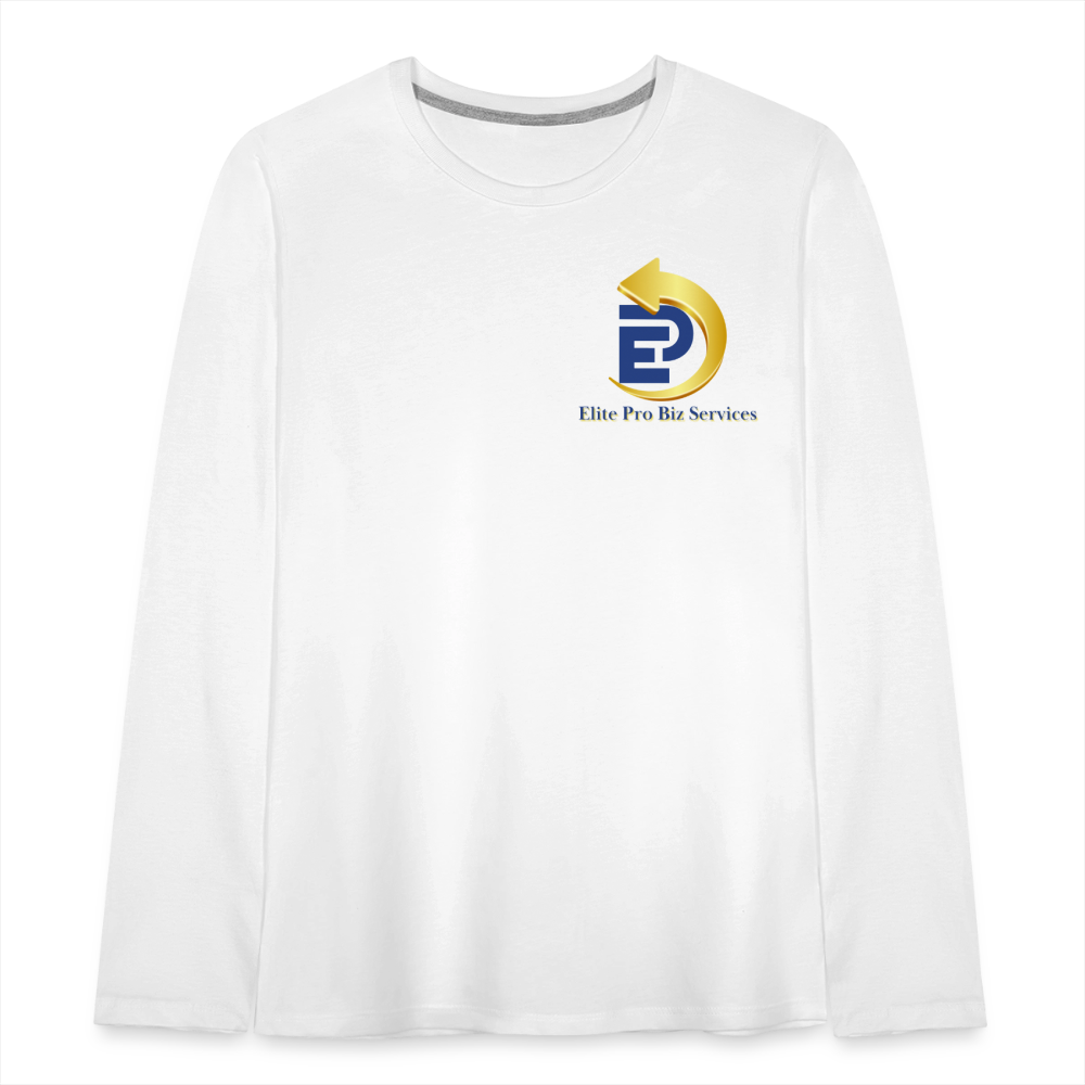 Kids' Premium Long Sleeve T-Shirt - white