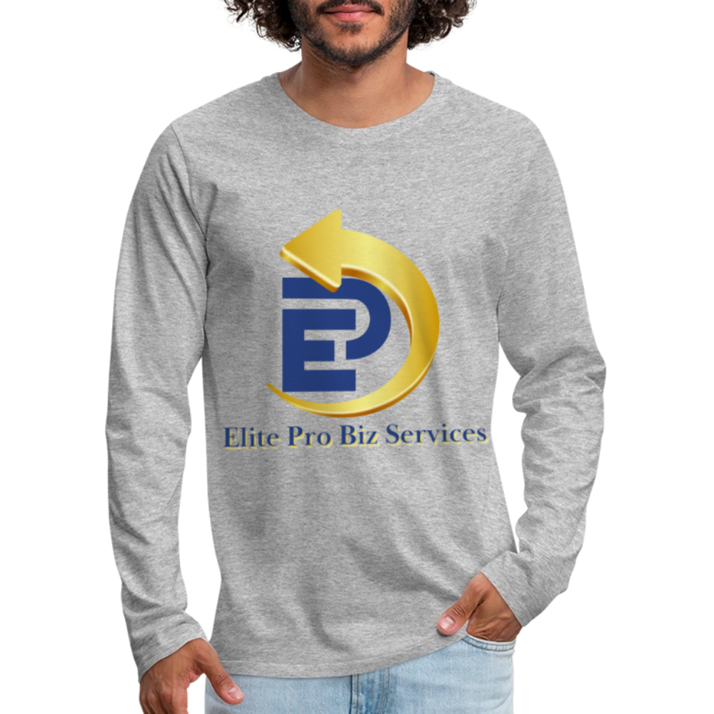 Men's Premium Long Sleeve T-Shirt - heather gray