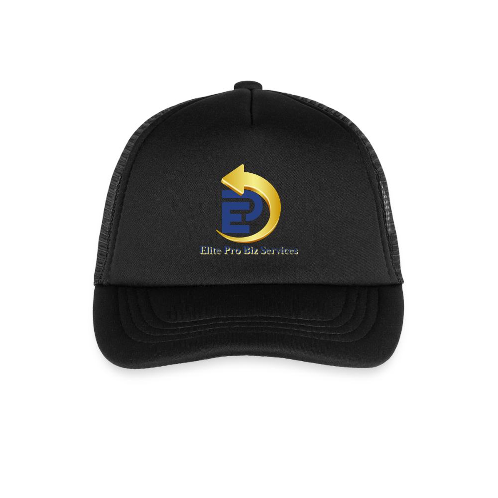 Kid's Trucker Cap - black