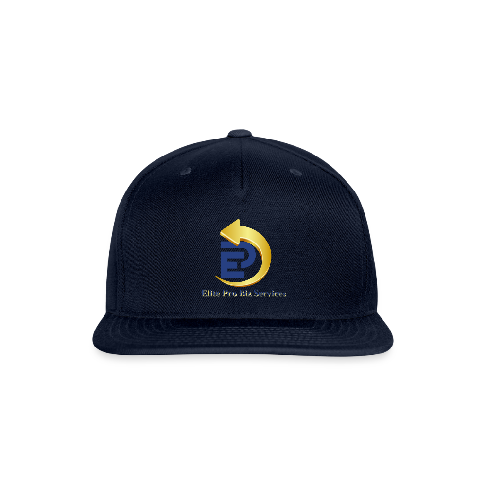Snapback Baseball Cap - navy